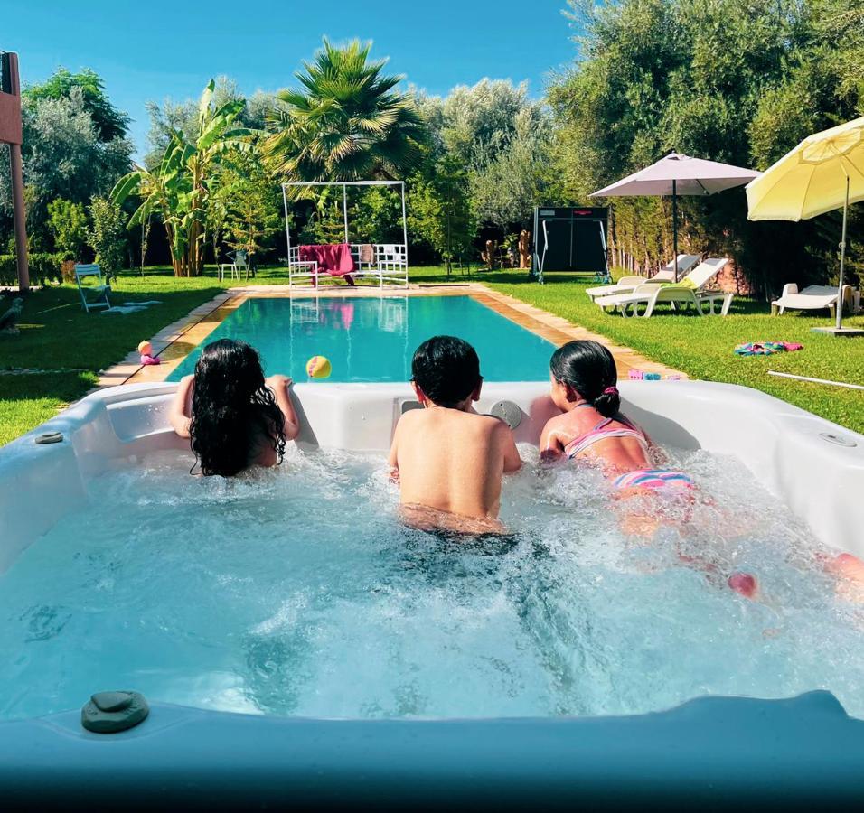 Ilafe Farmhouse, Villa avec piscine chauffée privée et Jacuzzi pour familles Marrakesh Esterno foto